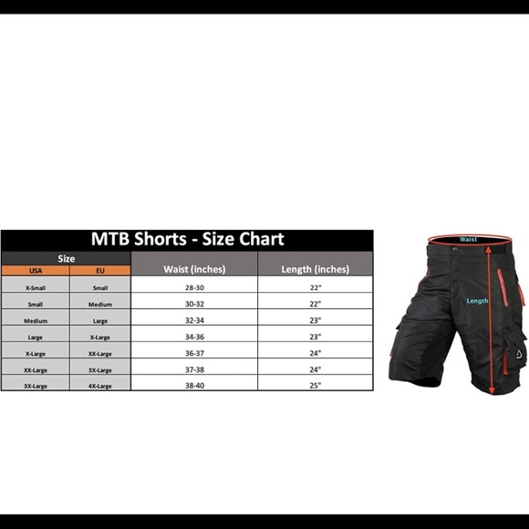 COPY - Deckra Mens Cycling Shorts MTB Mountain Biking Bike Padded Liner Shorts - Picture 4 of 4